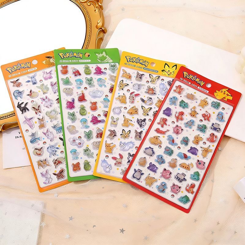 4Pcs 포켓몬 피카추 스프리가티토 탠데마우스 3차원  - Phone Accessories Diy 리뷰 및 가격