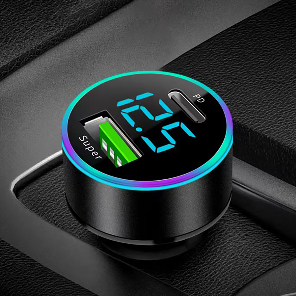 66W PD QC3.0 듀얼 포트 차량용 충전기 디지털 - Phone Accessories You Need 리뷰 및 가격