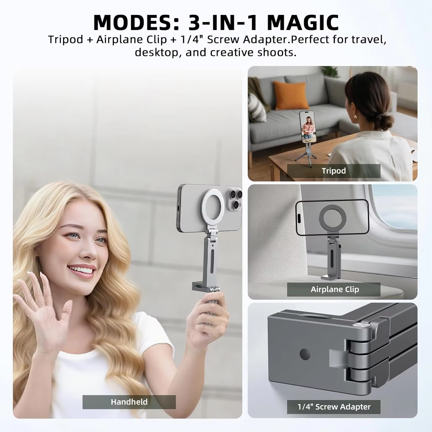 유니버설 마그네틱 폰 홀더 여행 필수품 자유로운 회전  - Phone Accessories Hooks 리뷰 및 가격