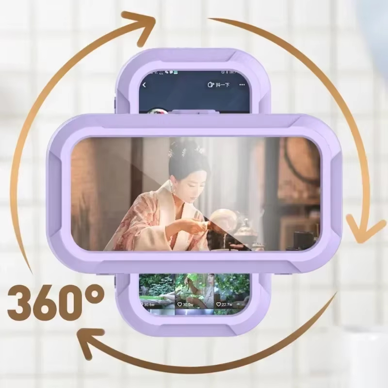 360 °   회전 가능 조절식 벽걸이 샤워폰 홀더 방 - Phone Accessories Hooks 리뷰 및 가격