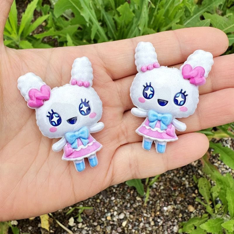 45mm 만화 다마고치 양면 인쇄 속이 빈 구슬, 휴대 - Phone Accessories Diy 리뷰 및 가격