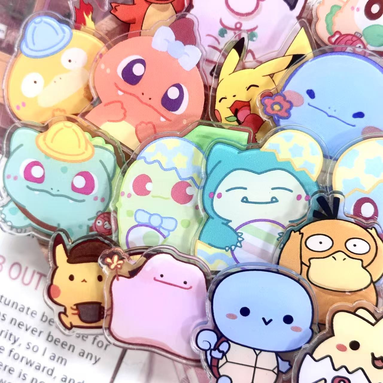 50/100개입 1/2cm 미니 만화 아크릴 시트 DI - Phone Accessories Diy 리뷰 및 가격