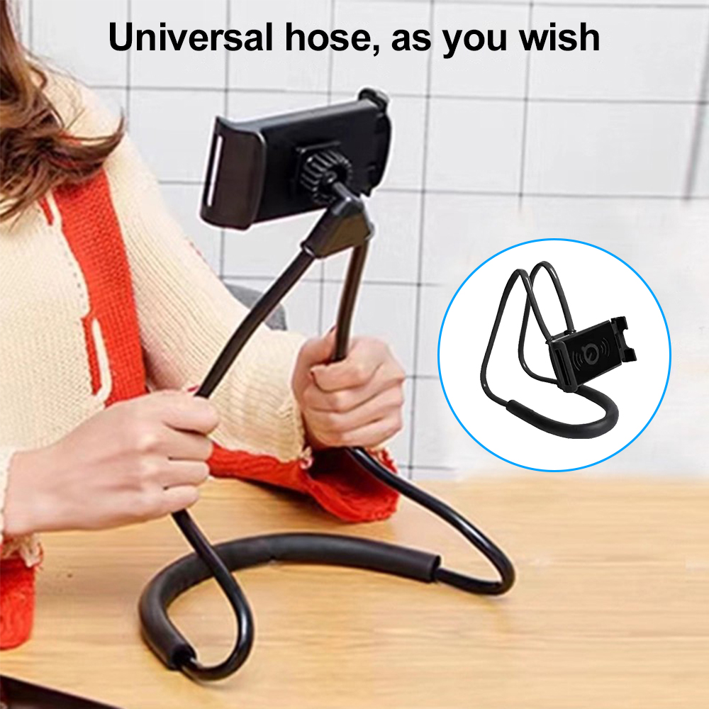 목걸이형 게으른 핸드폰 거치대, 유연한 구즈넥 휴대폰  - Phone Accessories You Need 리뷰 및 가격
